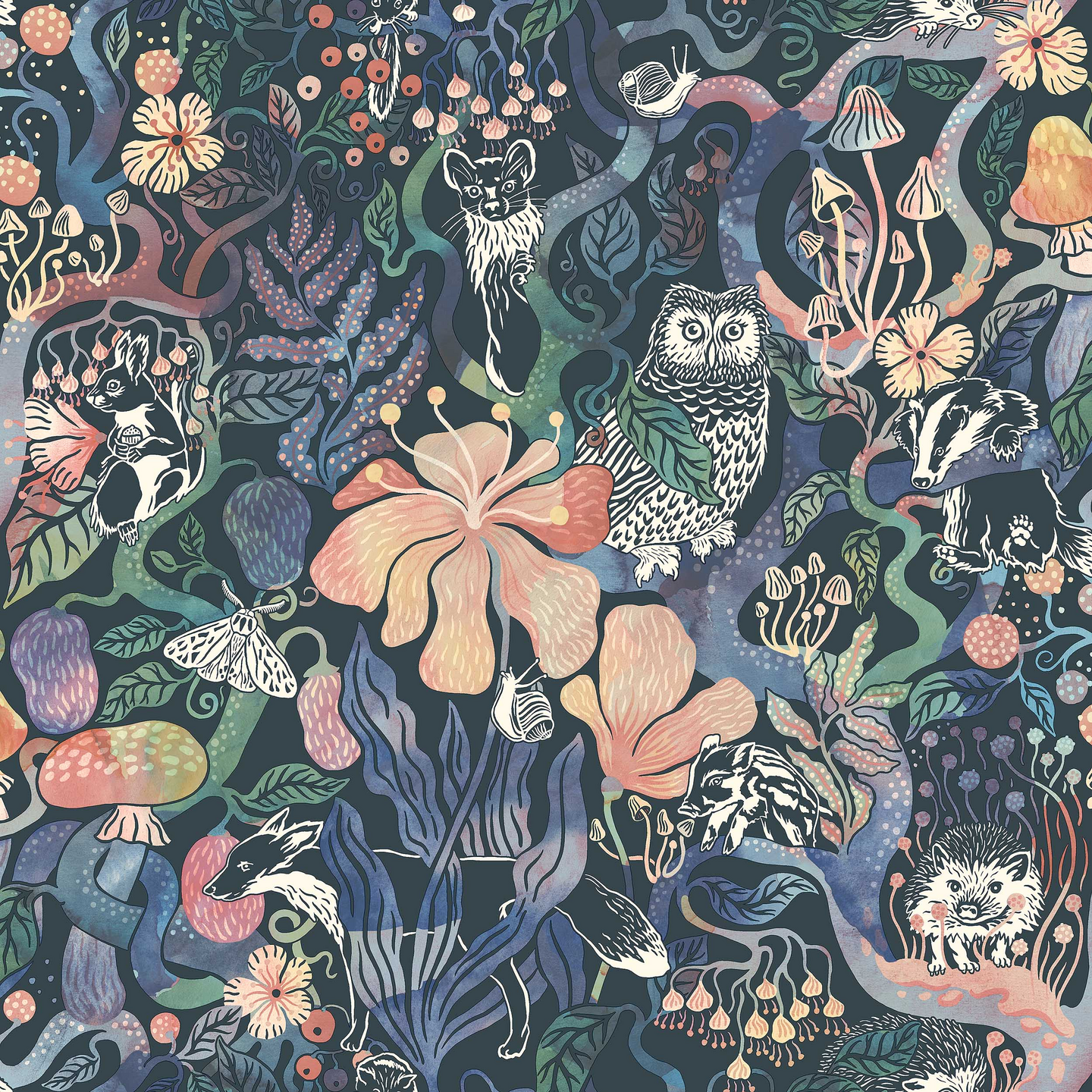 Kuitutapetti Boråstapeter Fairyland 8150 Magic Woods 10,05m