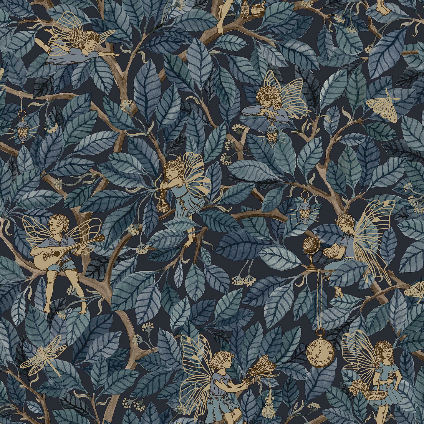 Kuitutapetti Boråstapeter Fairyland 8142 Fairies 10,05m