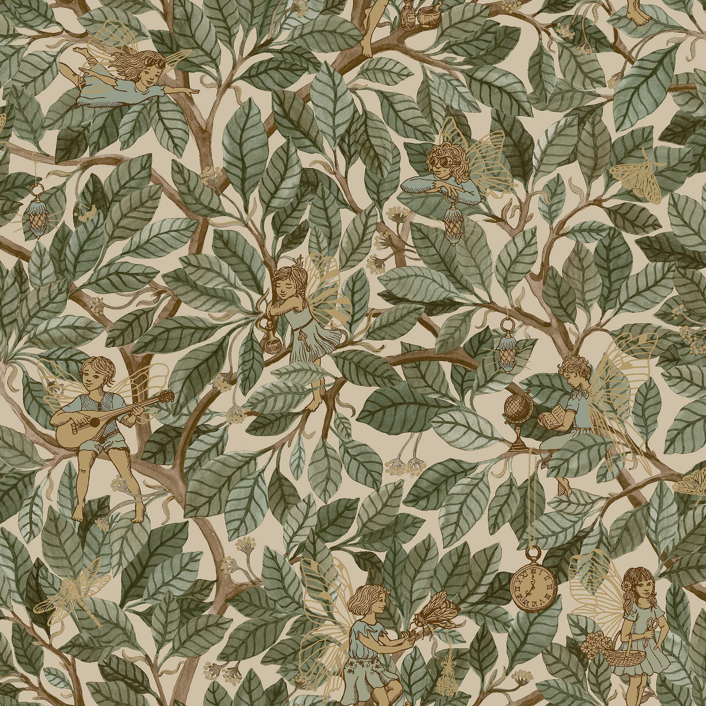 Kuitutapetti Boråstapeter Fairyland 8141 Fairies 10,05m
