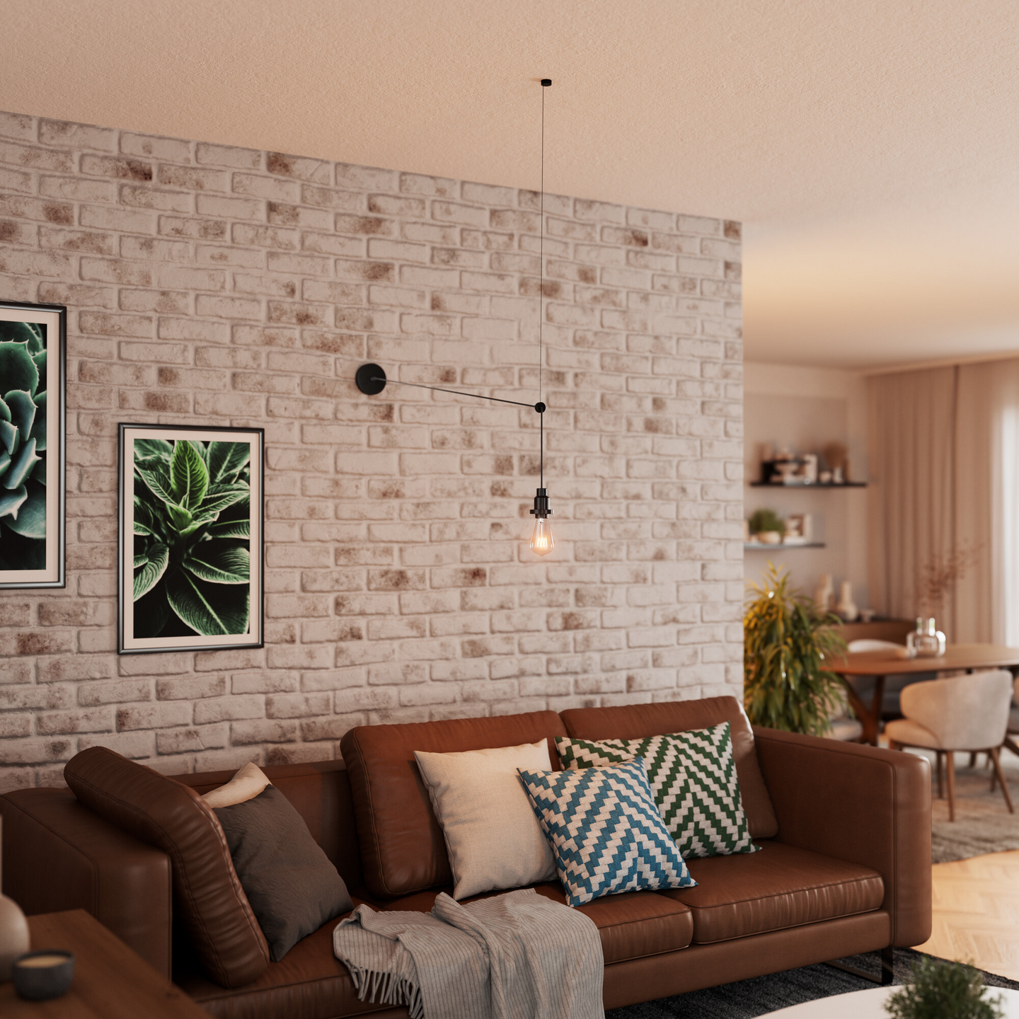 Riippuvalaisin OSRAM Vintage 1906 Pendulum E27 musta