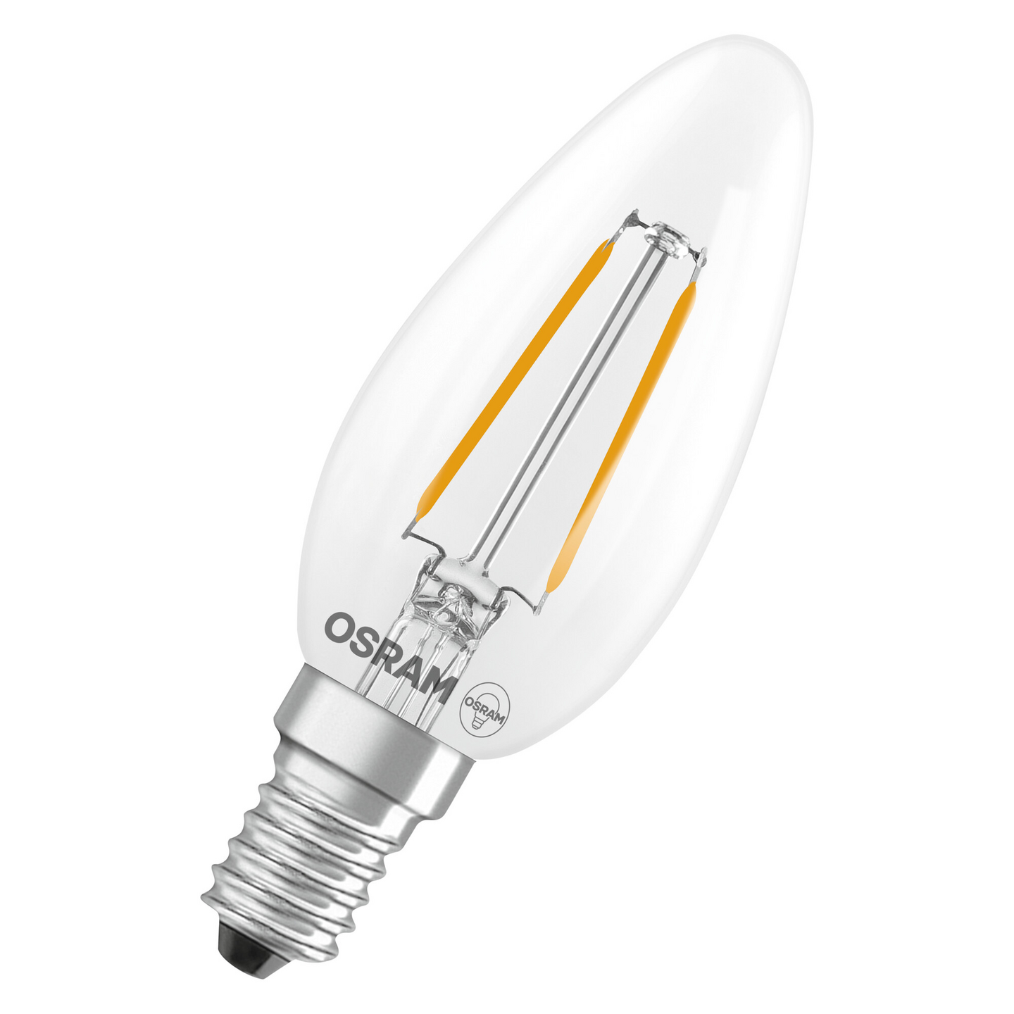 Led-kynttilälamppu OSRAM Star CLB 250lm 2700K E14 kirkas lasi