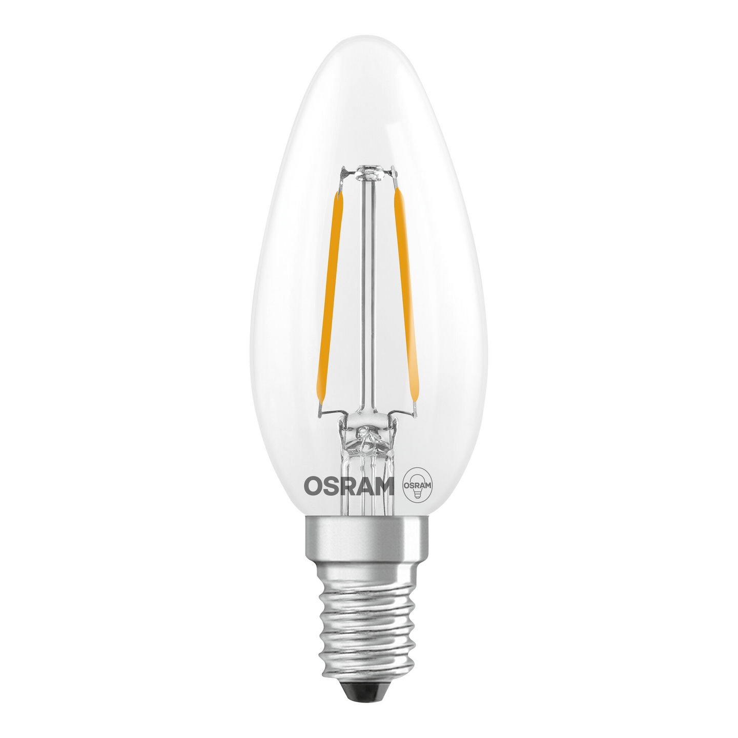 Led-kynttilälamppu OSRAM Star CLB 250lm 2700K E14 kirkas lasi