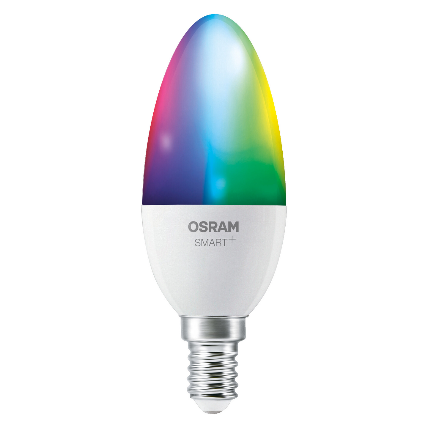 Led-kynttilälamppu OSRAM SMART+ Matter CLB 470lm RGBW E14 muovi