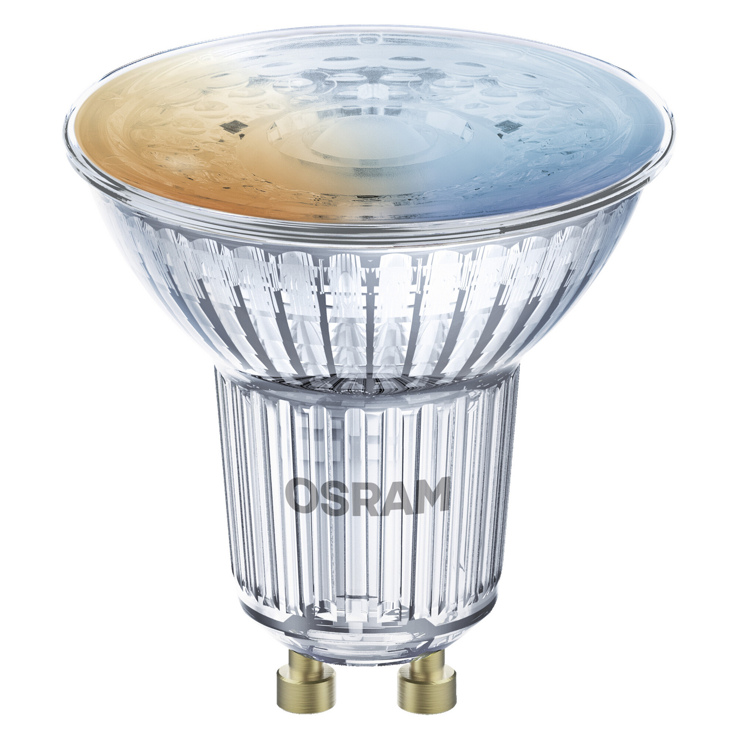 Led-kohdelamppu OSRAM SMART+ Matter PAR16 350lm RGBW GU10 45D lasi