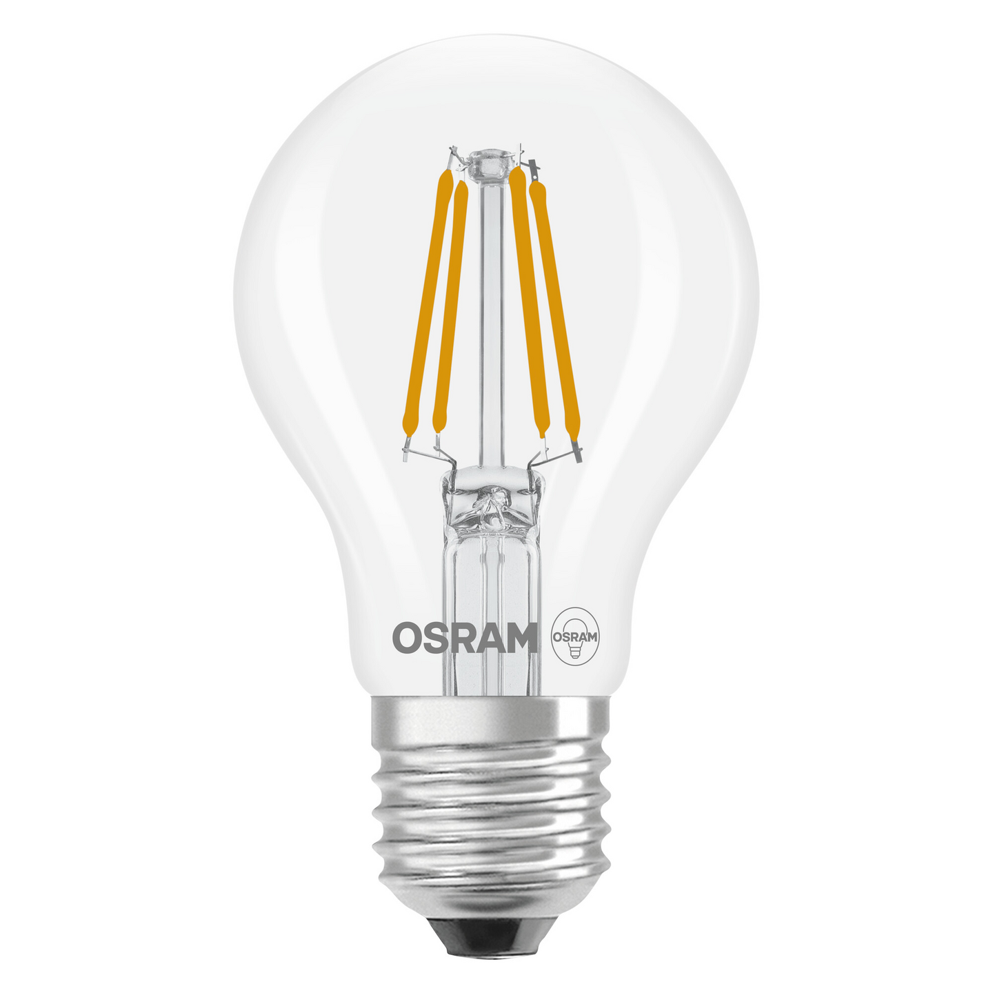 Led-vakiolamppu OSRAM Star CLA 470lm 2700K E27 kirkas lasi