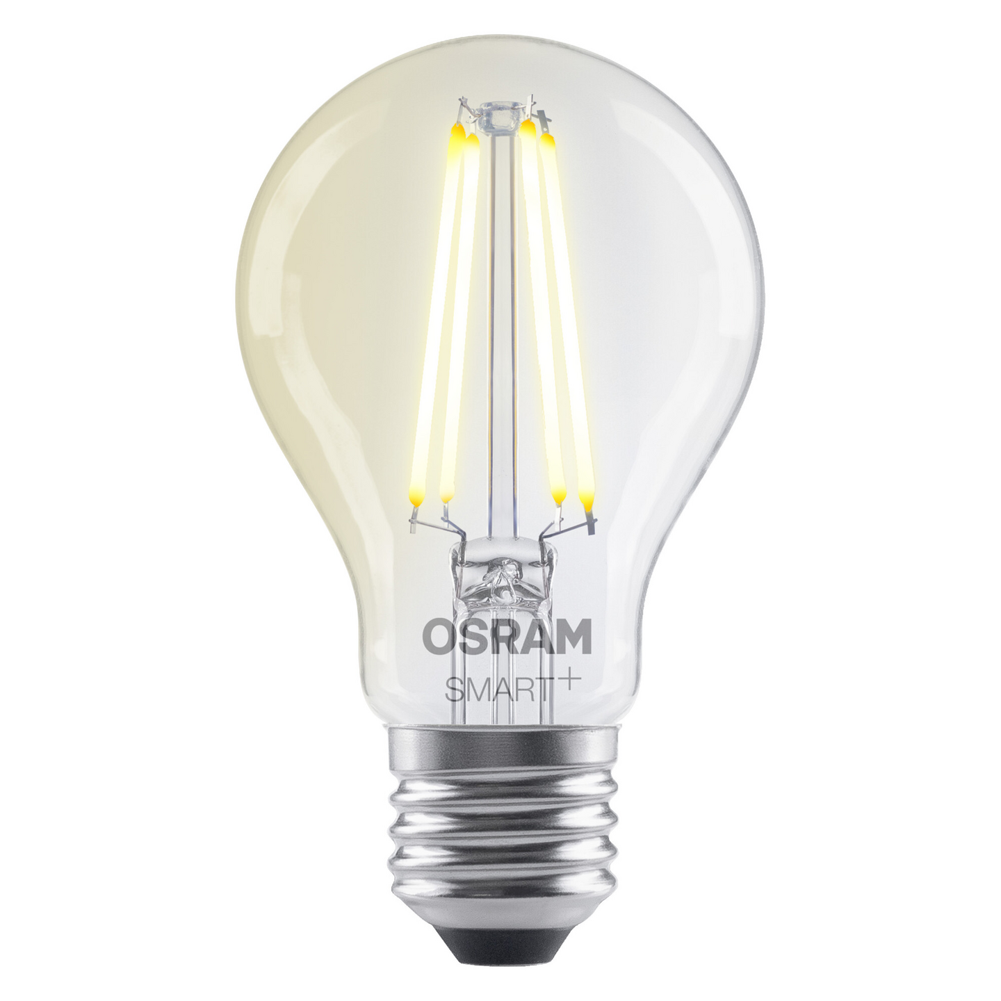 Led-vakiolamppu OSRAM SMART+ Matter CLA 806lm 2700K DIM E27 kirkas lasi