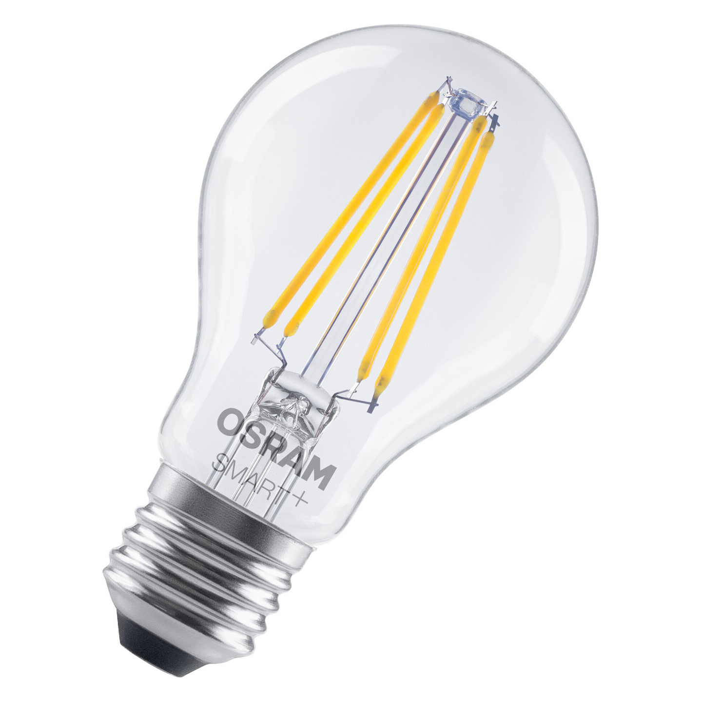 Led-vakiolamppu OSRAM SMART+ Matter CLA 806lm 2700K DIM E27 kirkas lasi