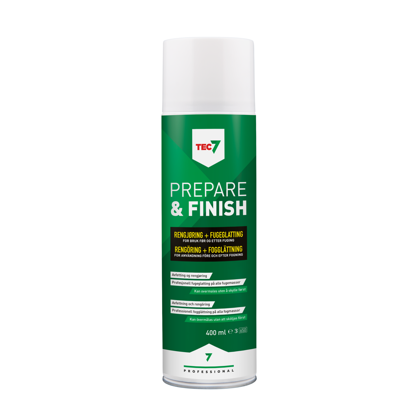 RENGJØRING PREPARE & FINISH 400 ML