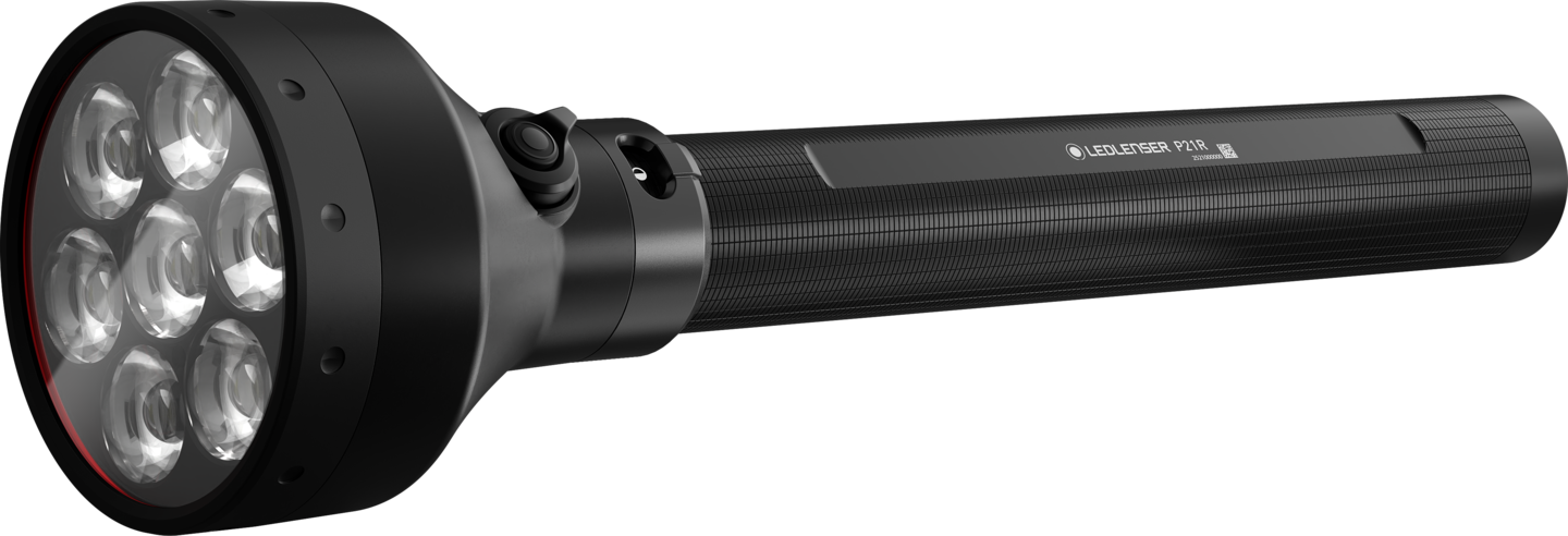 Taskulamppu Ledlenser P21R 12000lm musta ladattava