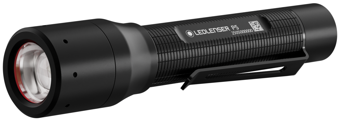 Taskulamppu Ledlenser P5 200lm musta paristokäyttöinen