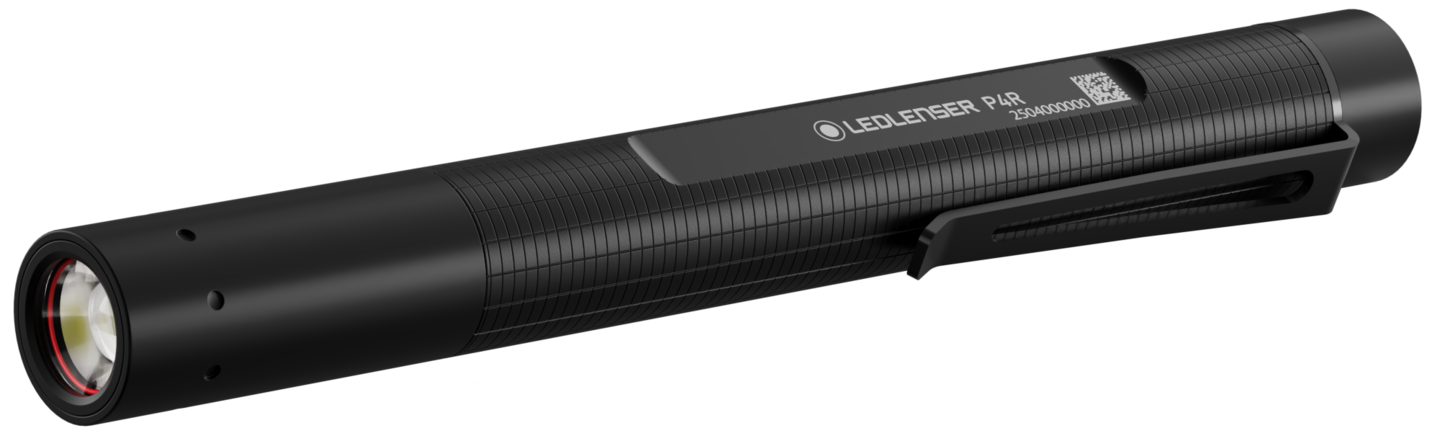 Taskulamppu Ledlenser P4R 300lm musta ladattava