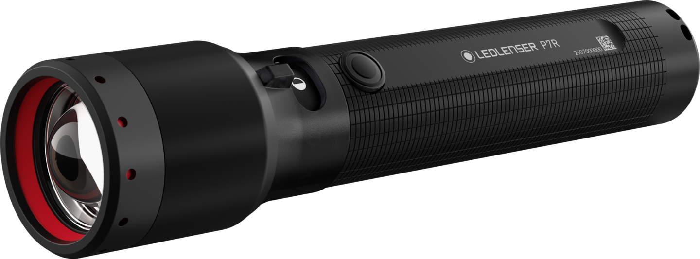 Taskulamppu Ledlenser P7R 2000lm musta ladattava