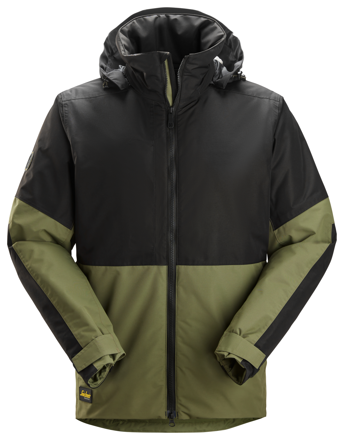 Toppatakki Snickers 1104-3104 AllroundWork vedenpitävä vihreä koko S