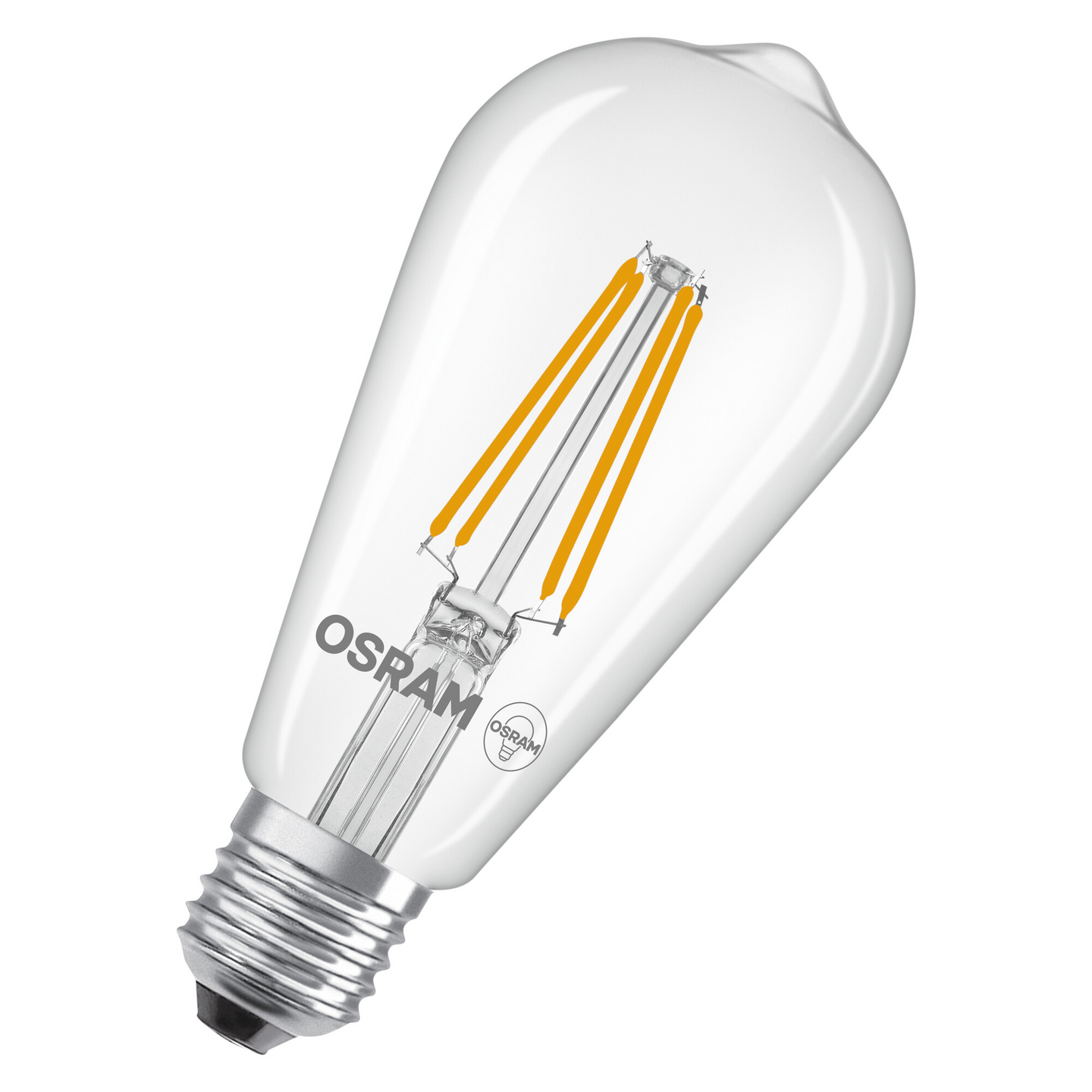 Led-sisustuslamppu OSRAM Star Edison 806lm 2700K E27 kirkas lasi