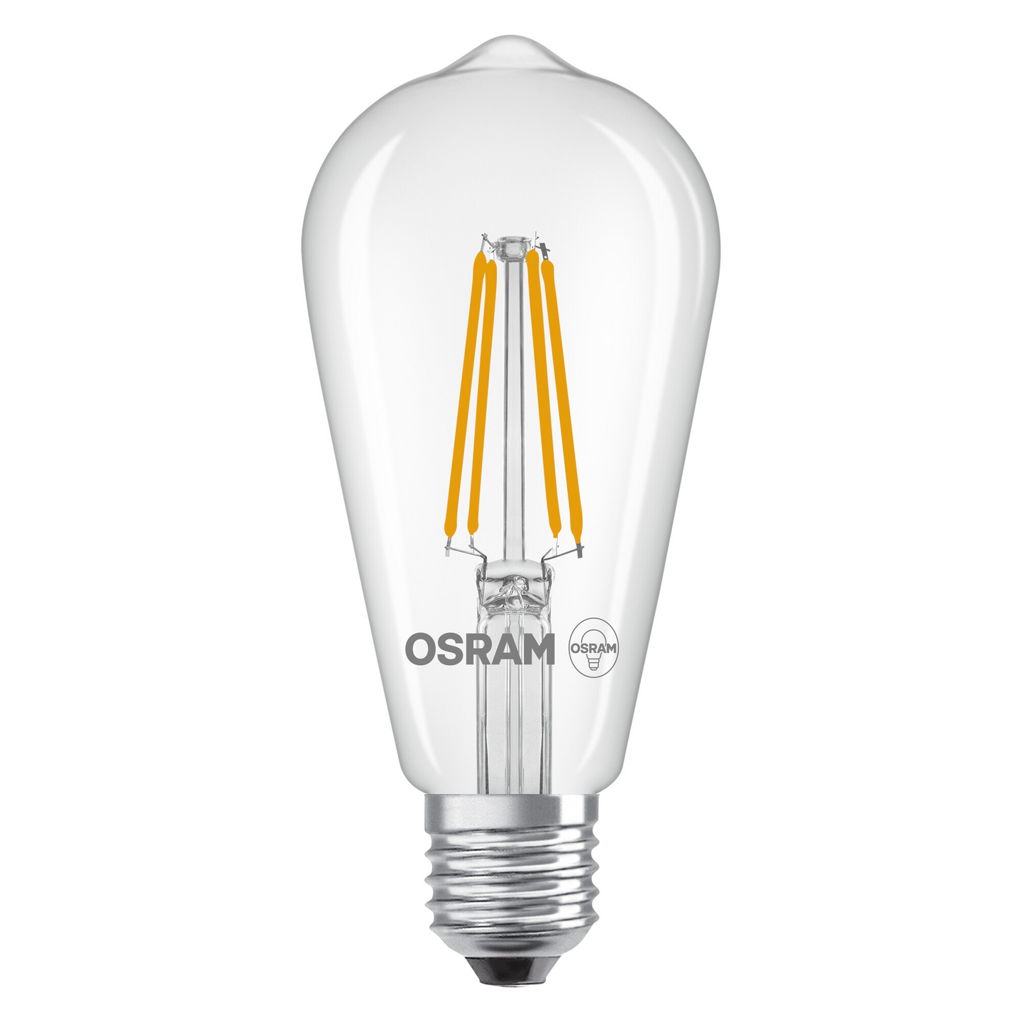 Led-sisustuslamppu OSRAM Star Edison 806lm 2700K E27 kirkas lasi