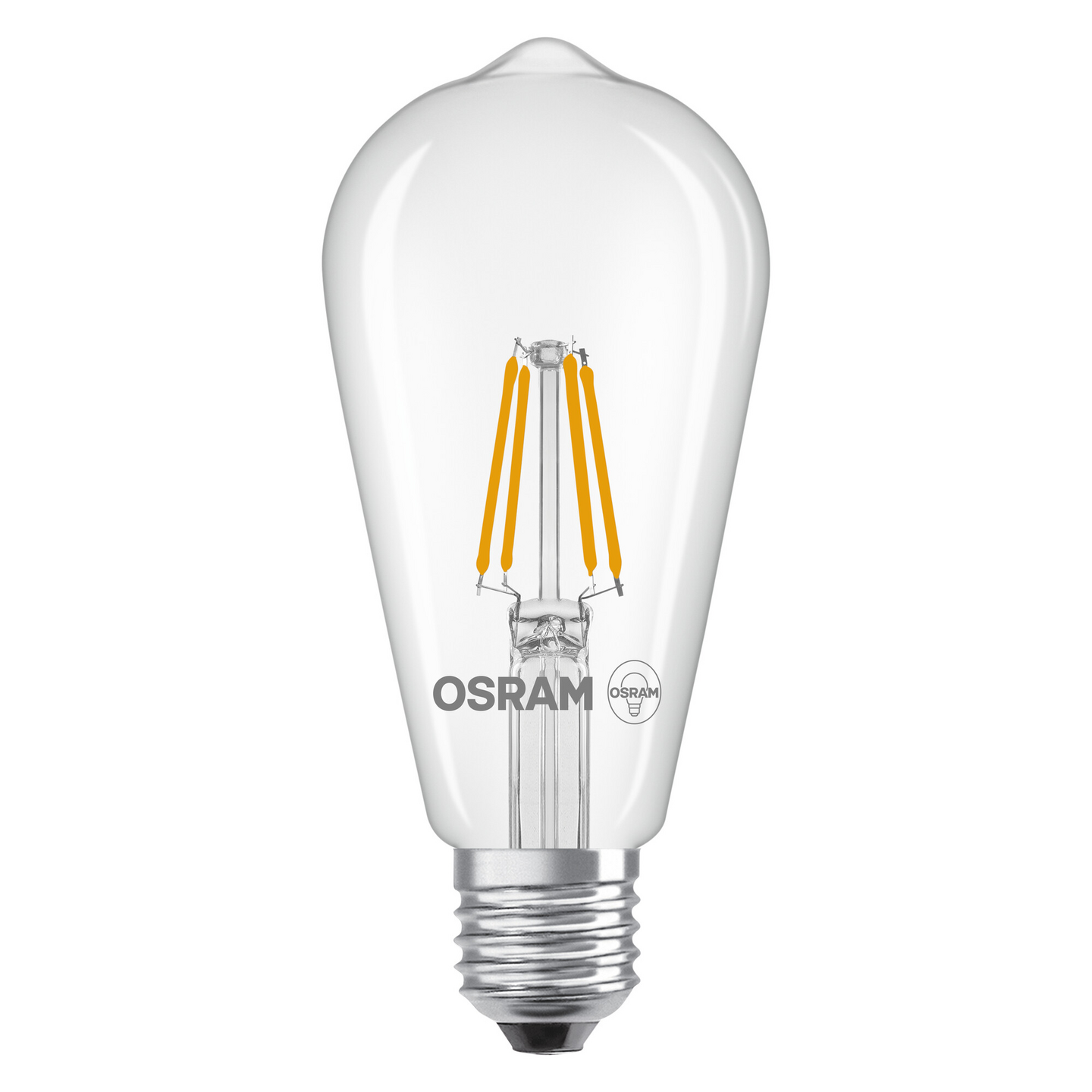 Led-sisustuslamppu OSRAM Star Edison 470m 2700K E27 kirkas lasi