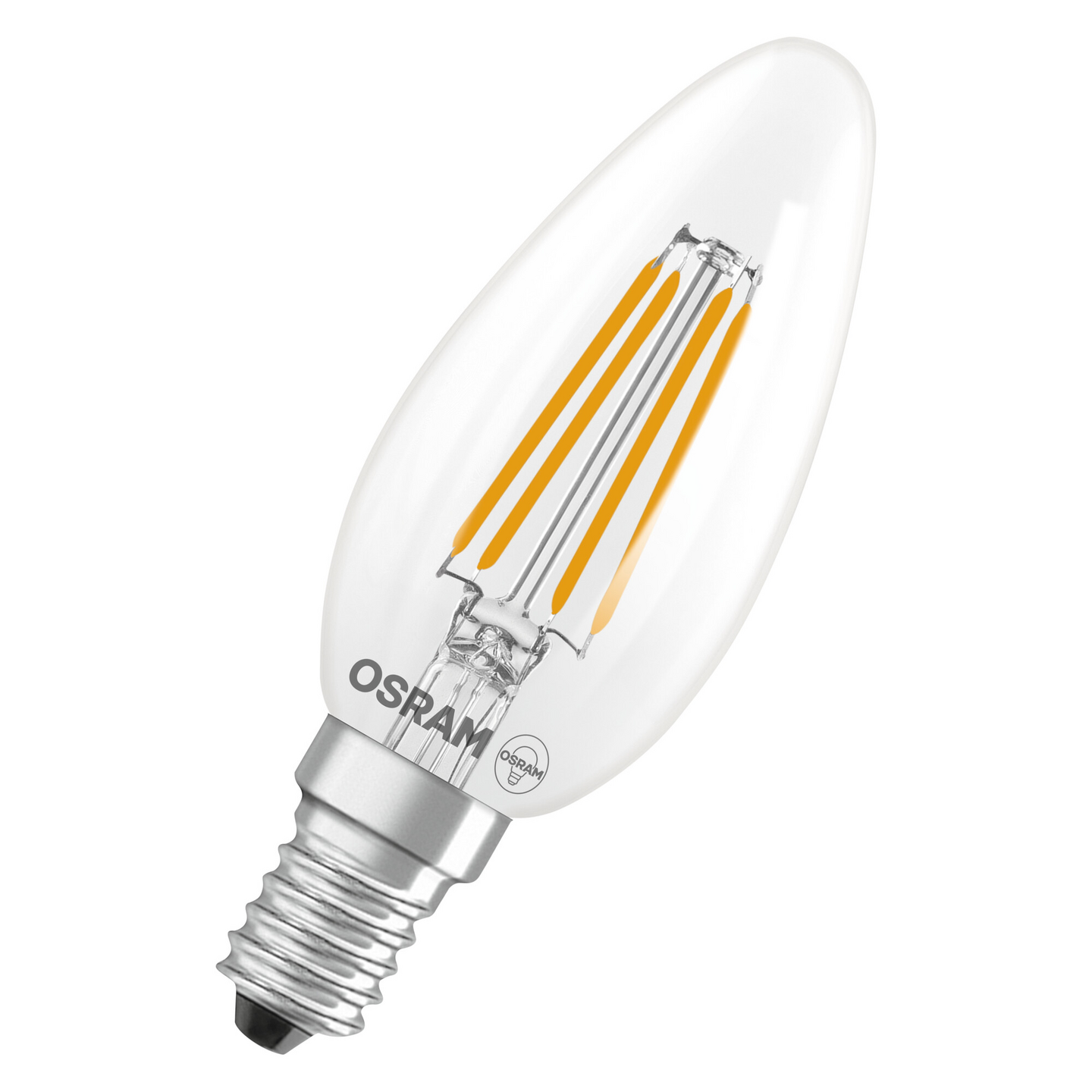 Led-kynttilälamppu OSRAM Star CLB 470lm 6500K E14 kirkas lasi