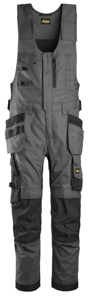 Avohaalari riipputaskuilla Snickers 6014-5804 canvas-stretch harmaa