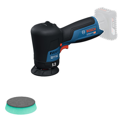 Akkuepäkeskokiillotuskone Bosch GPX 12V-77 Solo
