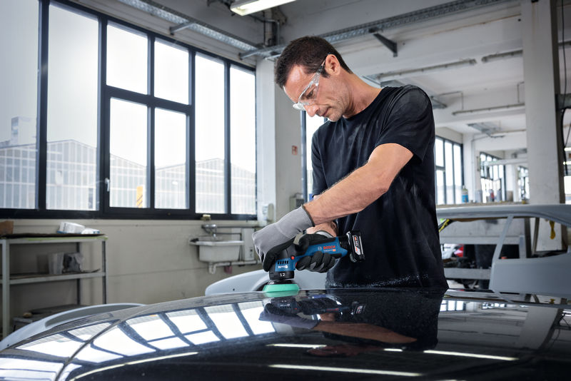 Akkuepäkeskokiillotuskone Bosch GPX 12V-77 Solo