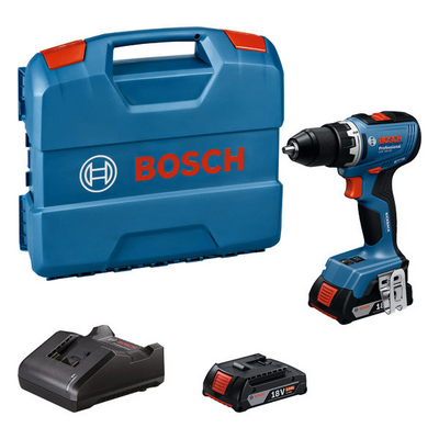 Akkuporakone Bosch GSR 18V-65 2x2,0Ah L-Case