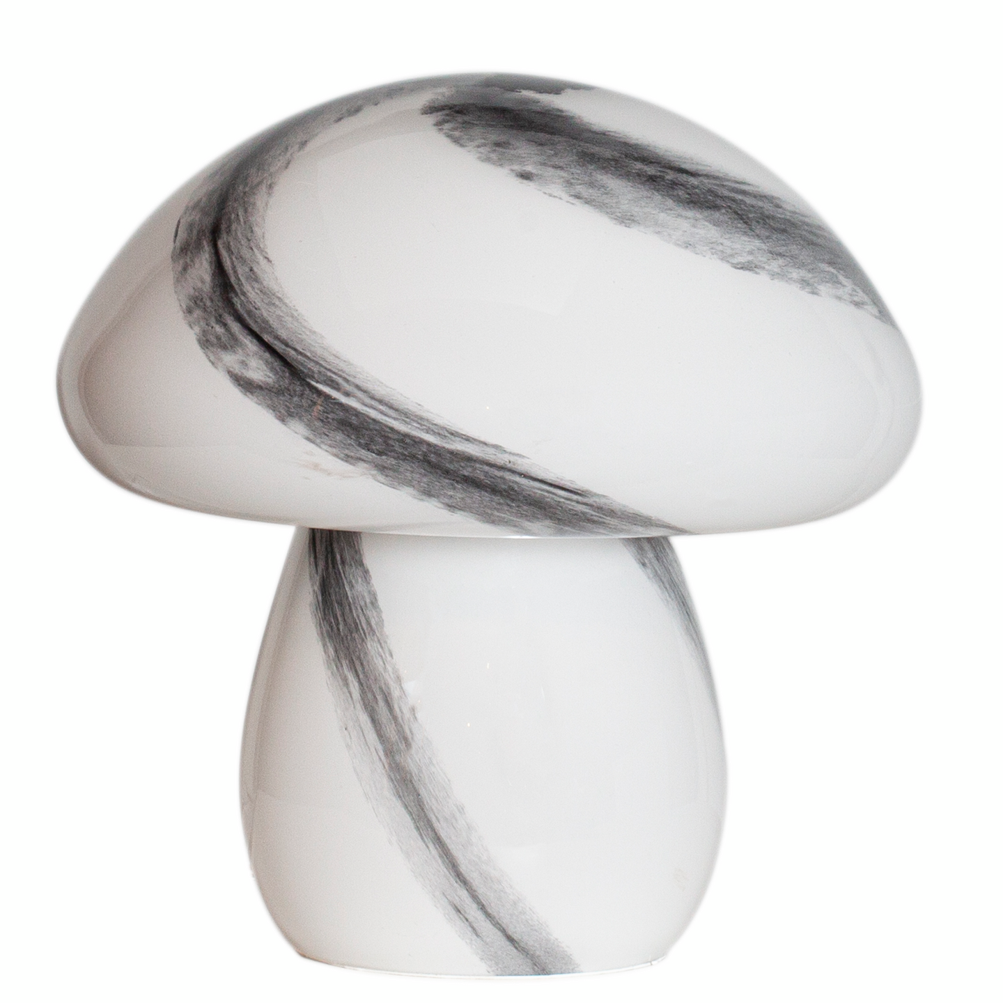 Pöytävalaisin By Rydens Mira Mushroom valkoinen-musta