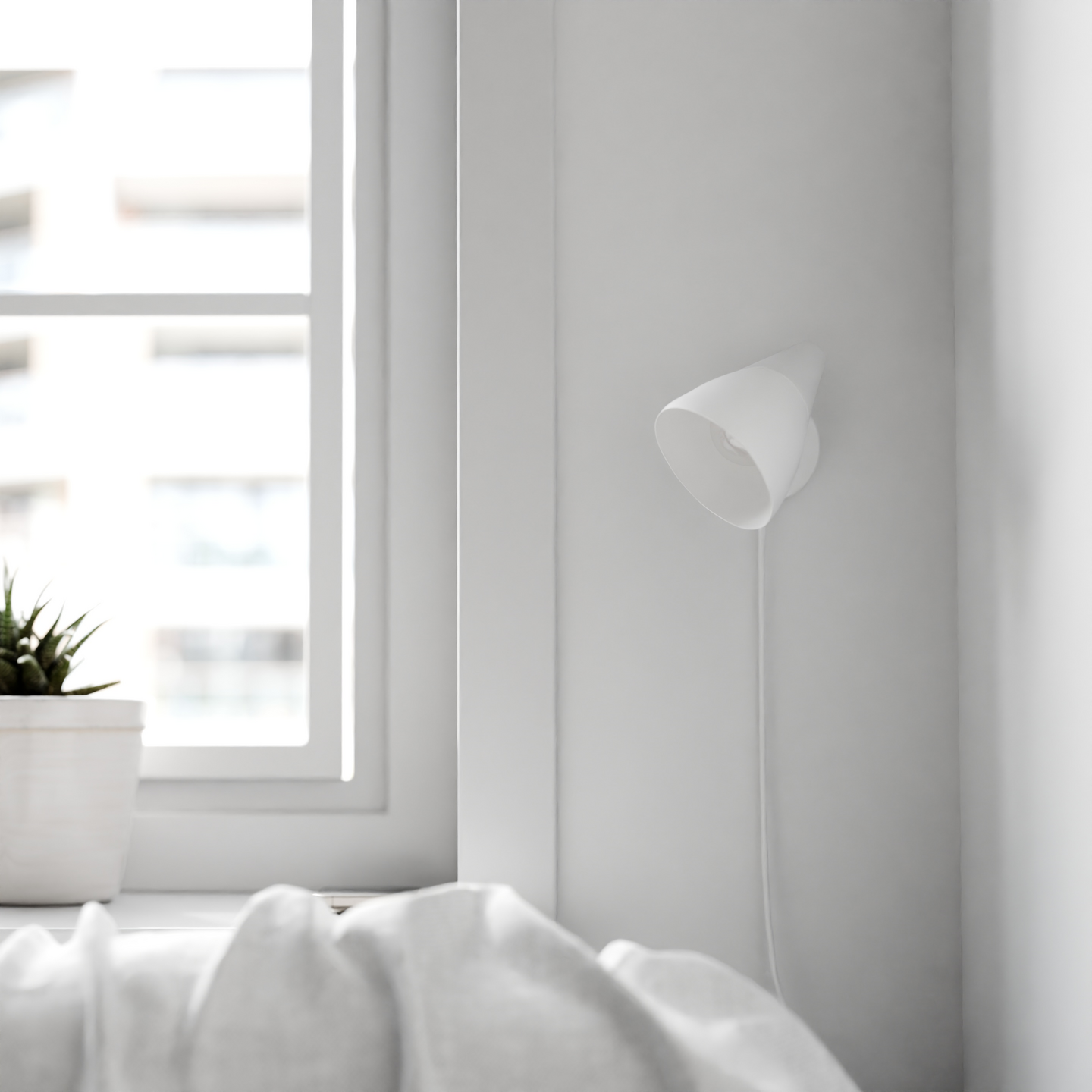 Seinävalaisin Sessak Orion E14 valkoinen