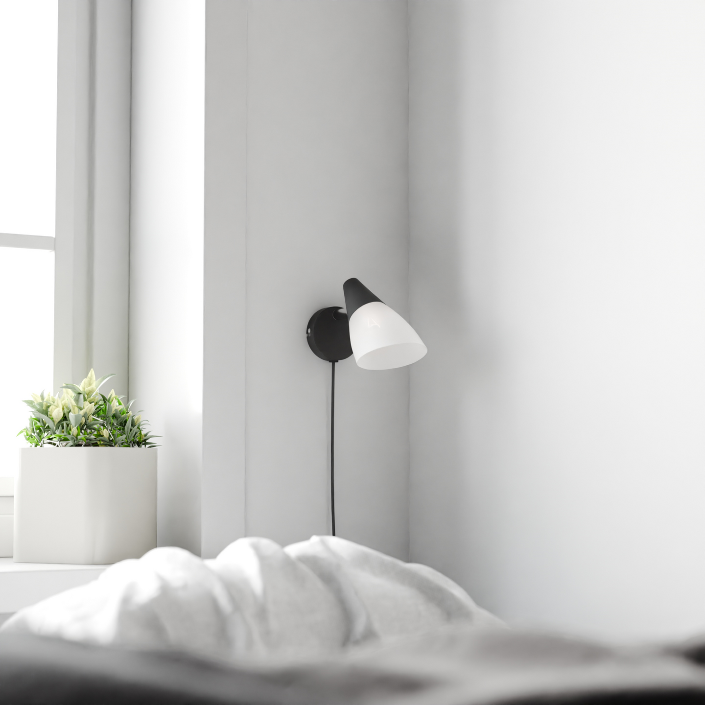 Seinävalaisin Sessak Orion E14 valkoinen