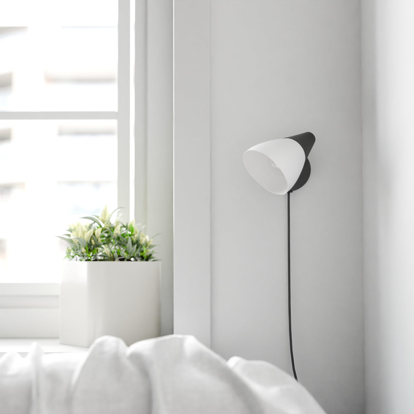 Seinävalaisin Sessak Orion E14 valkoinen