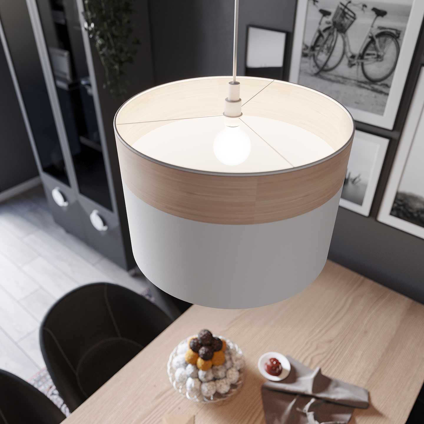 Riippuvalaisin Sessak Robyn valkoinen