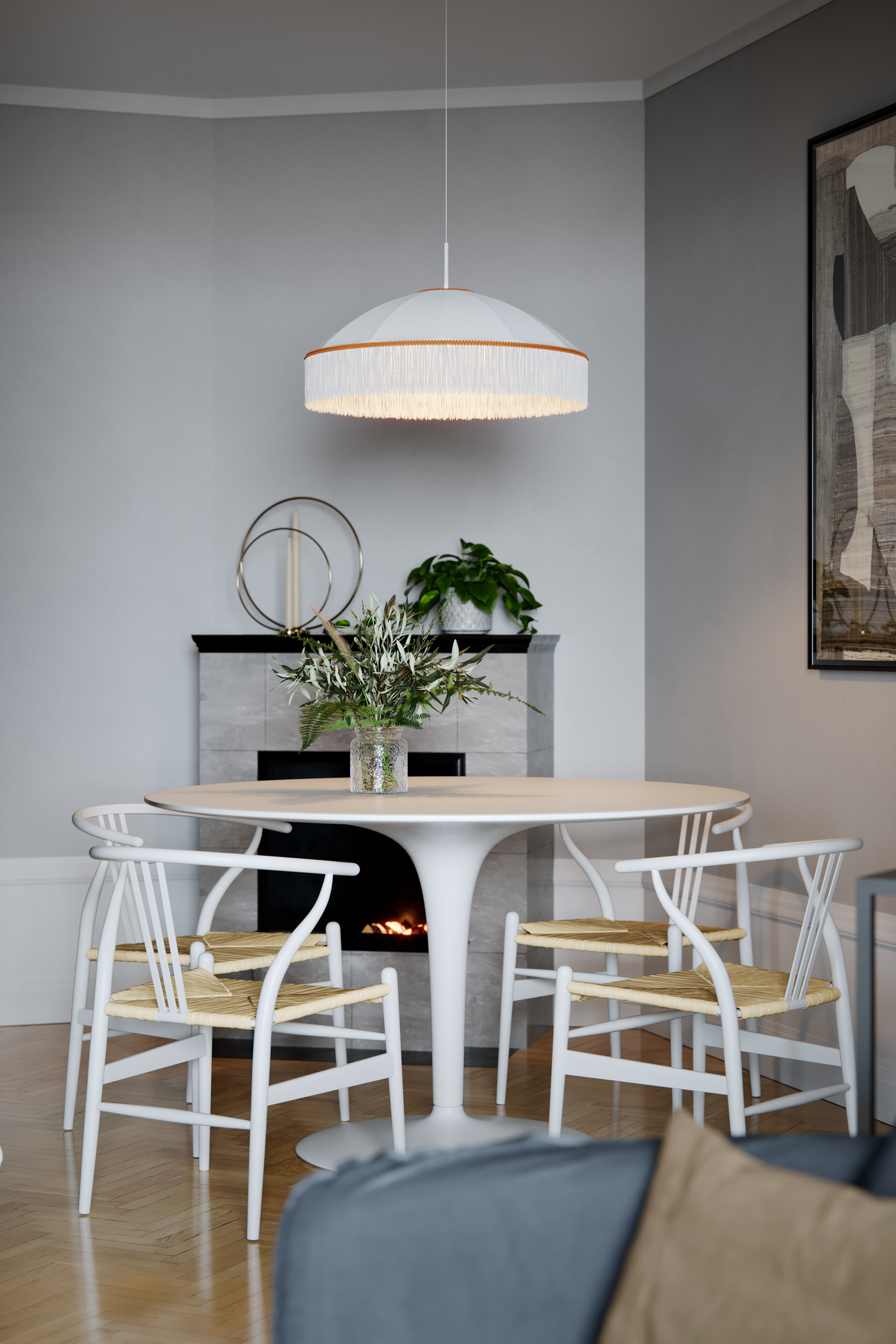 Riippuvalaisin By Rydens Francis 60 valkoinen