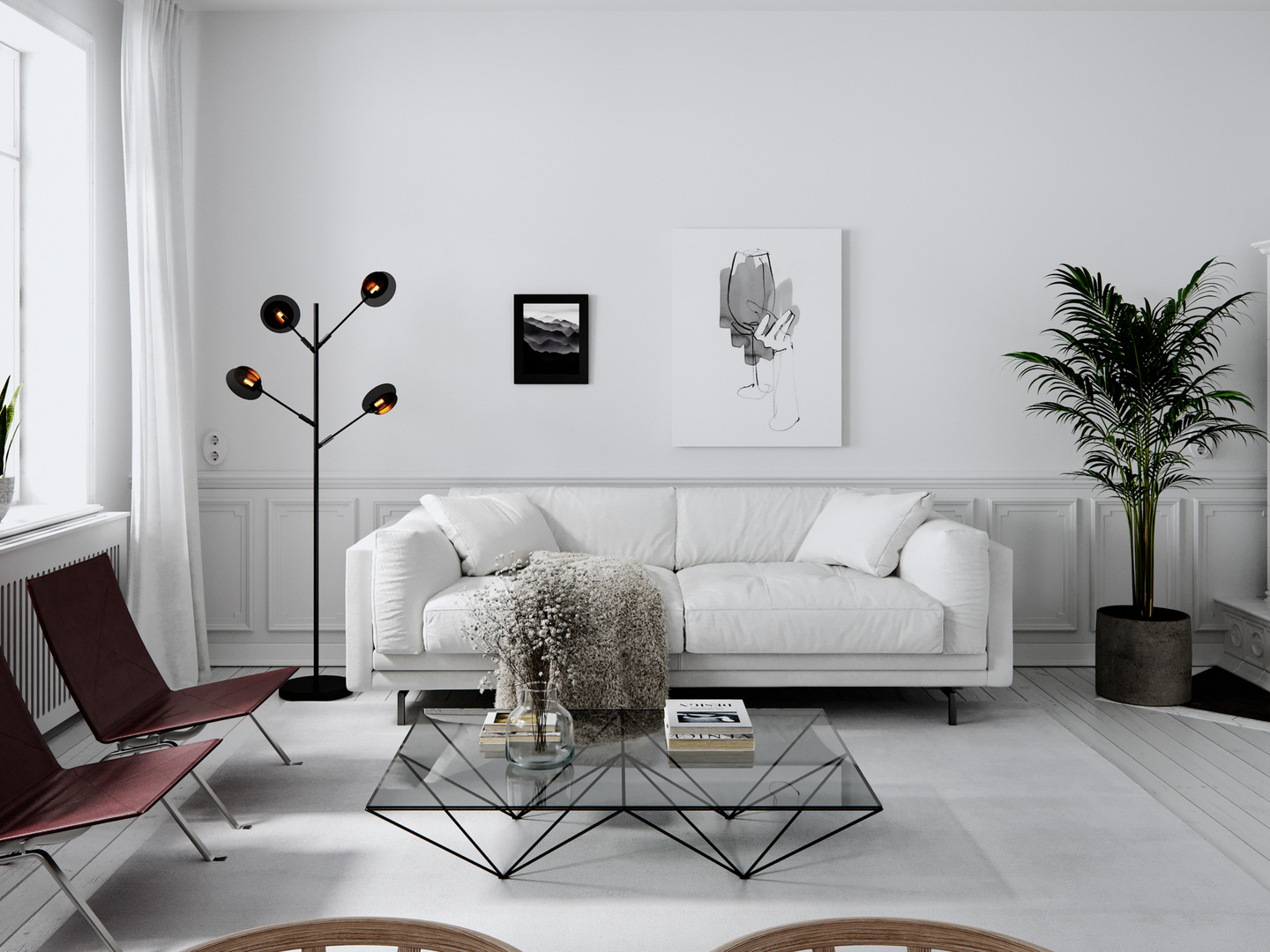 Lattiavalaisin By Rydens Turno E27 musta