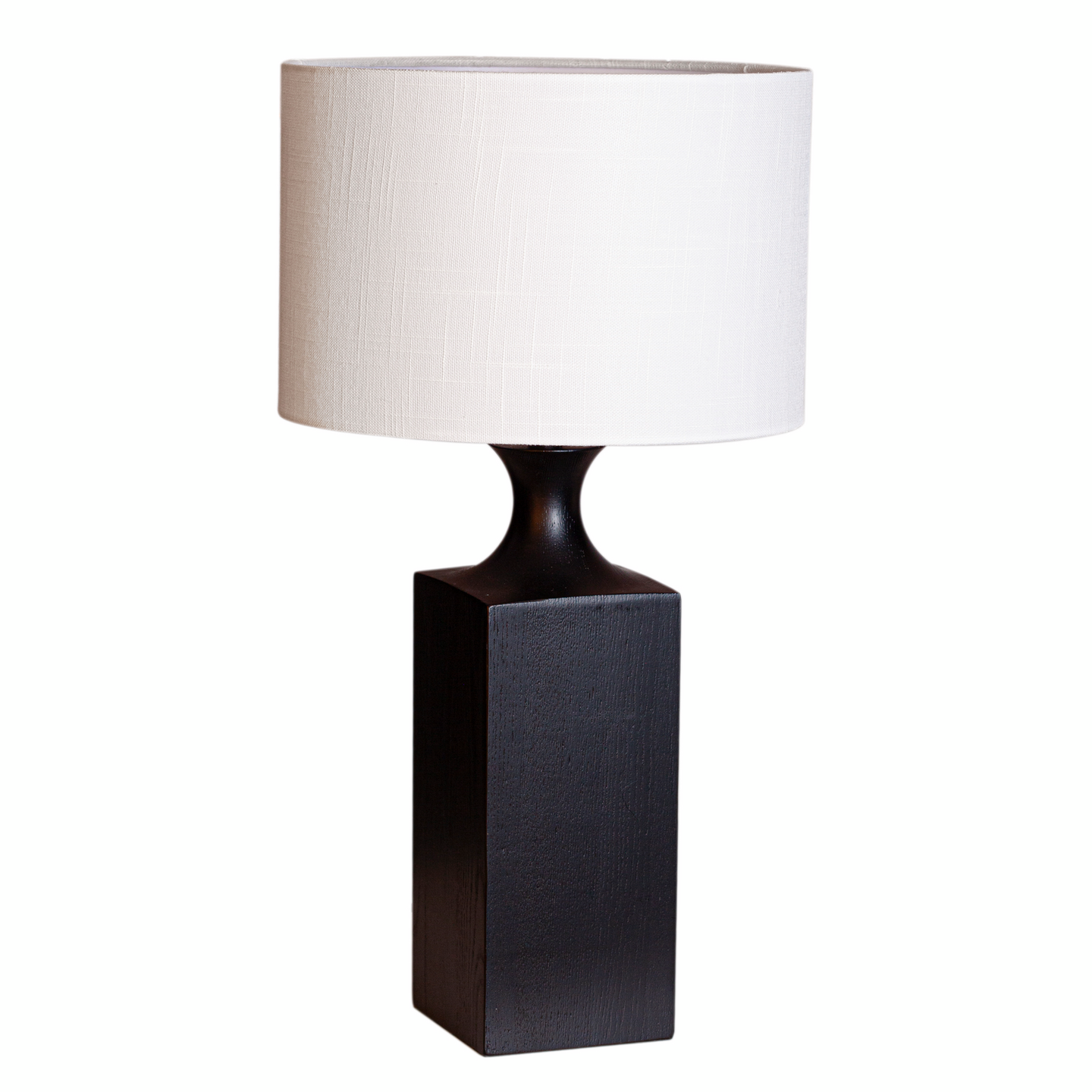 Pöytävalaisin By Rydens Woody korkea musta/valkoinen