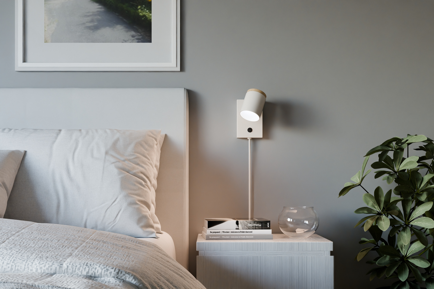 Seinävalaisin Sessak Clemente GU10 musta