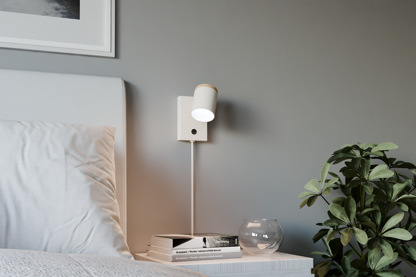 Seinävalaisin Sessak Clemente GU10 musta