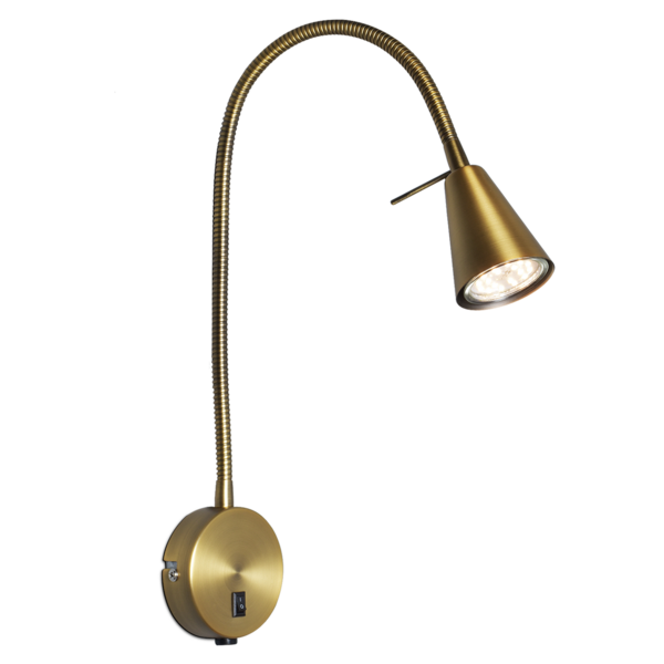 Seinävalaisin Sessak Amara GU10 antiikkimessinki