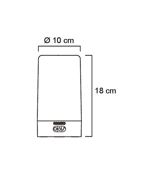 Pöytävalaisin Airam SmartHome Zen