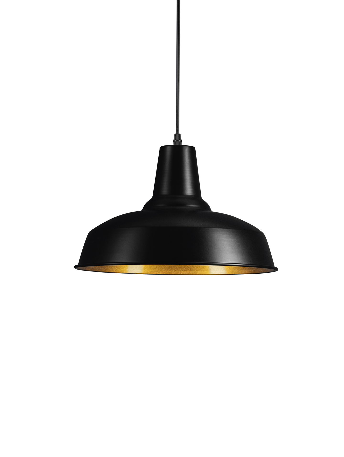 Riippuvalaisin Airam Loft35 E27 musta/kulta