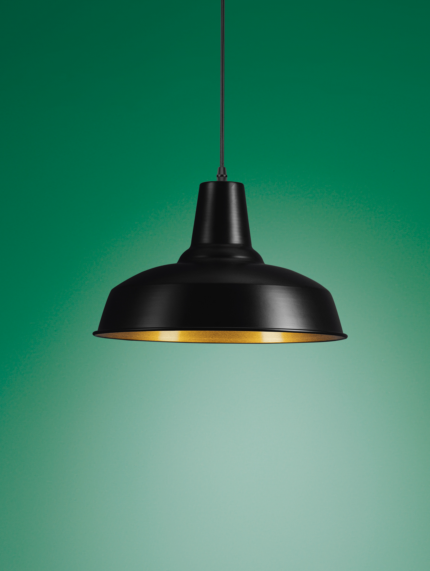 Riippuvalaisin Airam Loft35 E27 musta/kulta