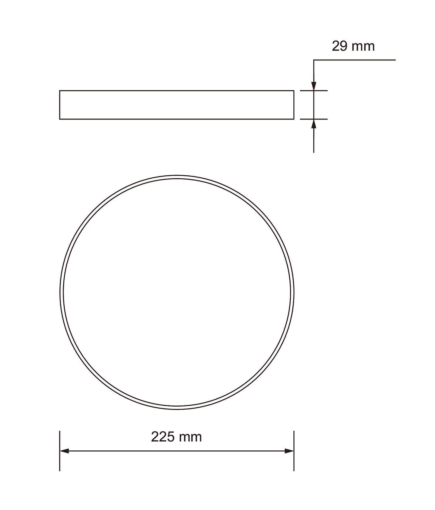 Plafondi Airam Aias 225 17W 2000lm IP20 CCT