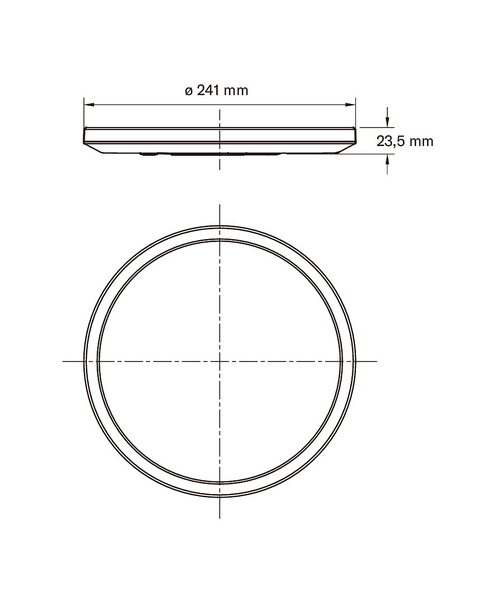 Plafondi Airam Alos 240 IP20 15W/930 step dim mu