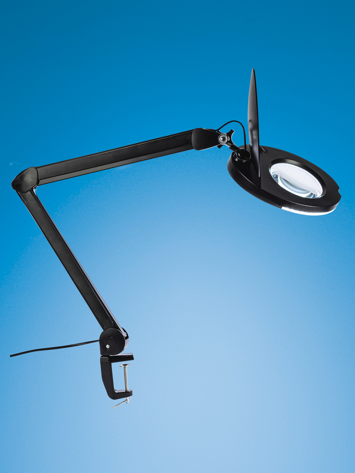 Työpöytävalaisin Airam Loop XL 3D 8W/865 650lm mu