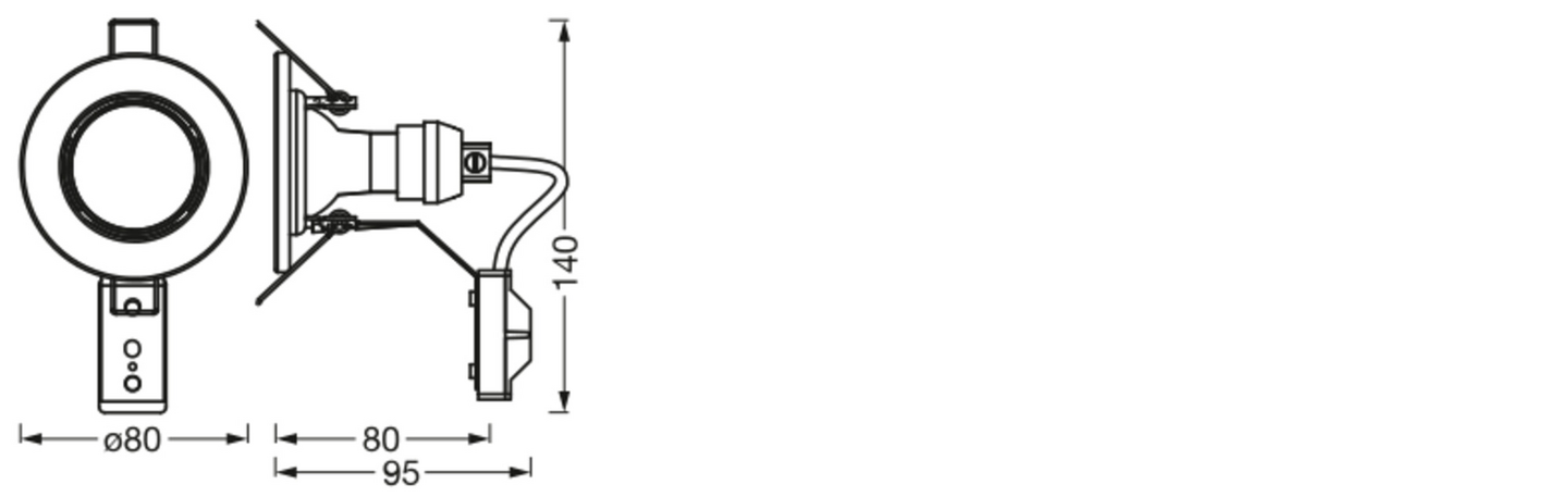 Led-alasvalosarja OSRAM Spot Set GU10 3x2,6W 2700K 3x230lm nikkeli