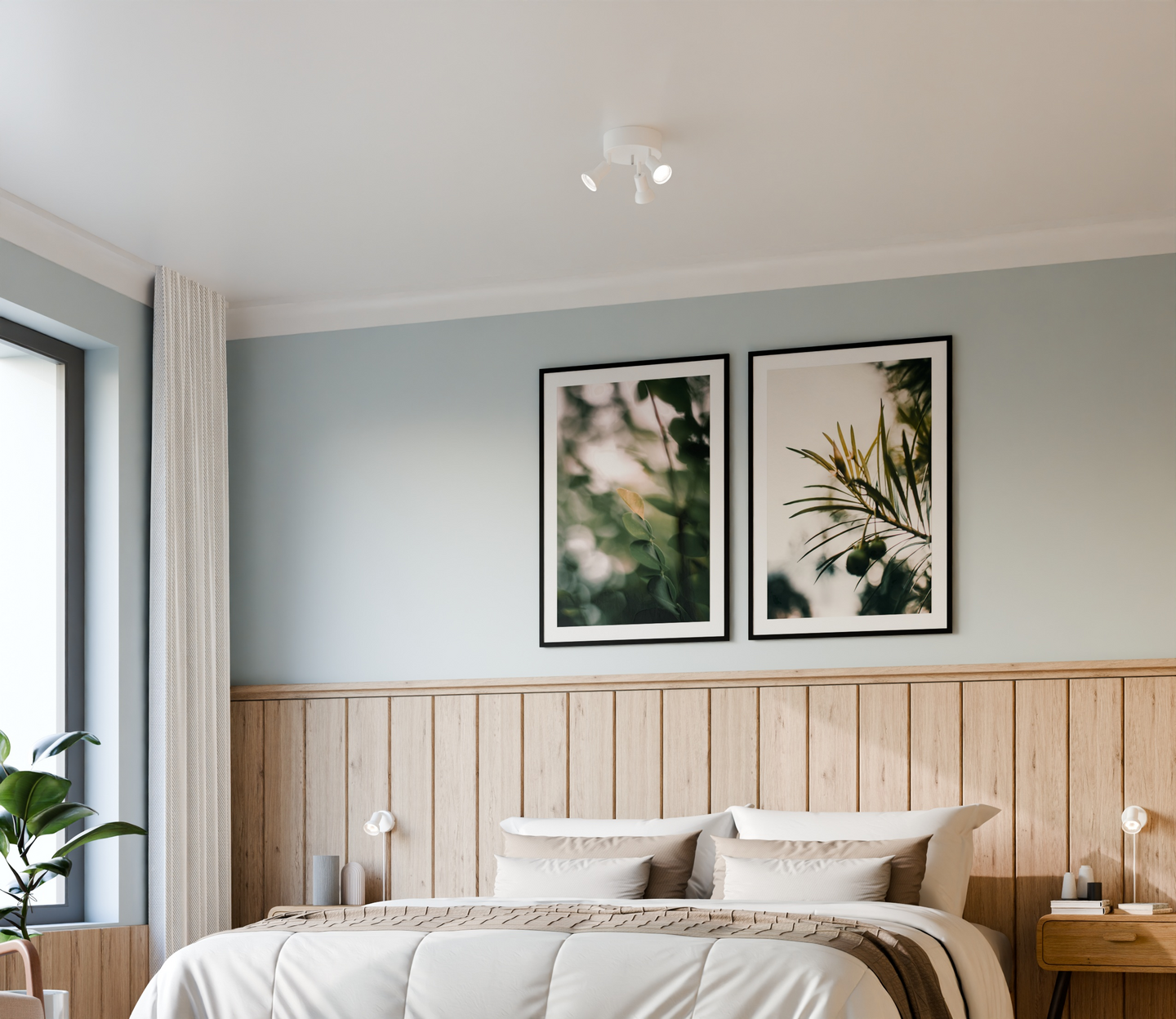 Kattovalaisin Cello Septet 3-osainen GU10 mattavalkoinen