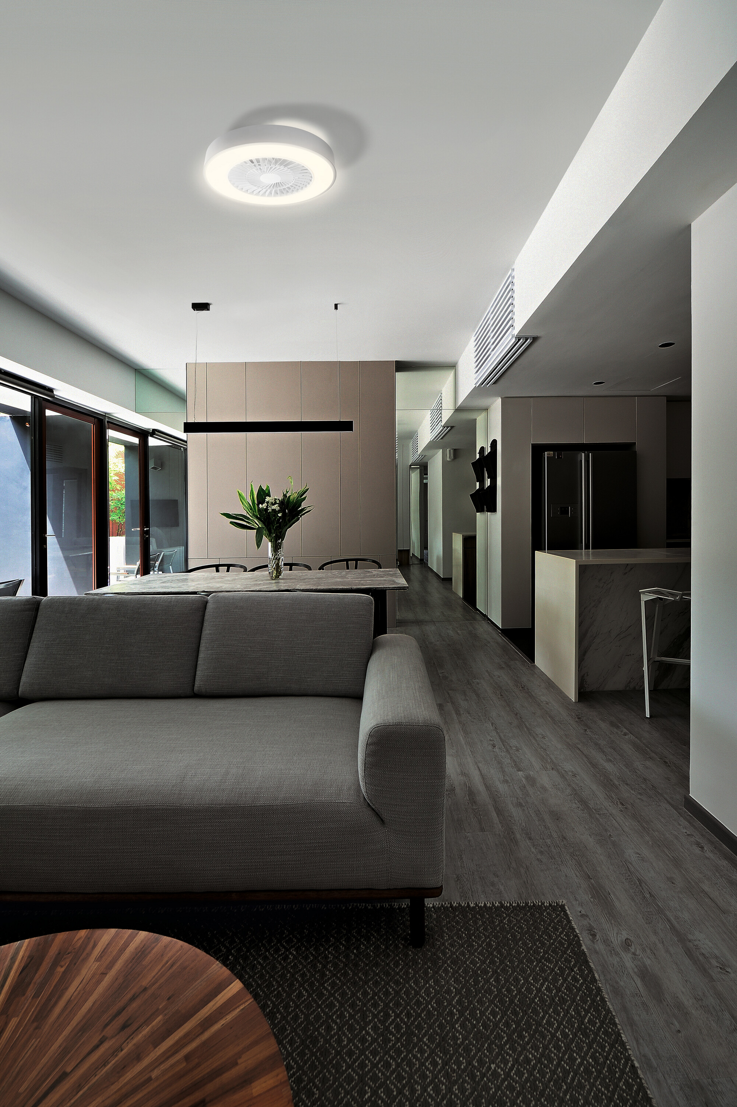 LED-kattovalaisin OSRAM SMART+ Ceiling Fan TW 2500lm kaukosäädin