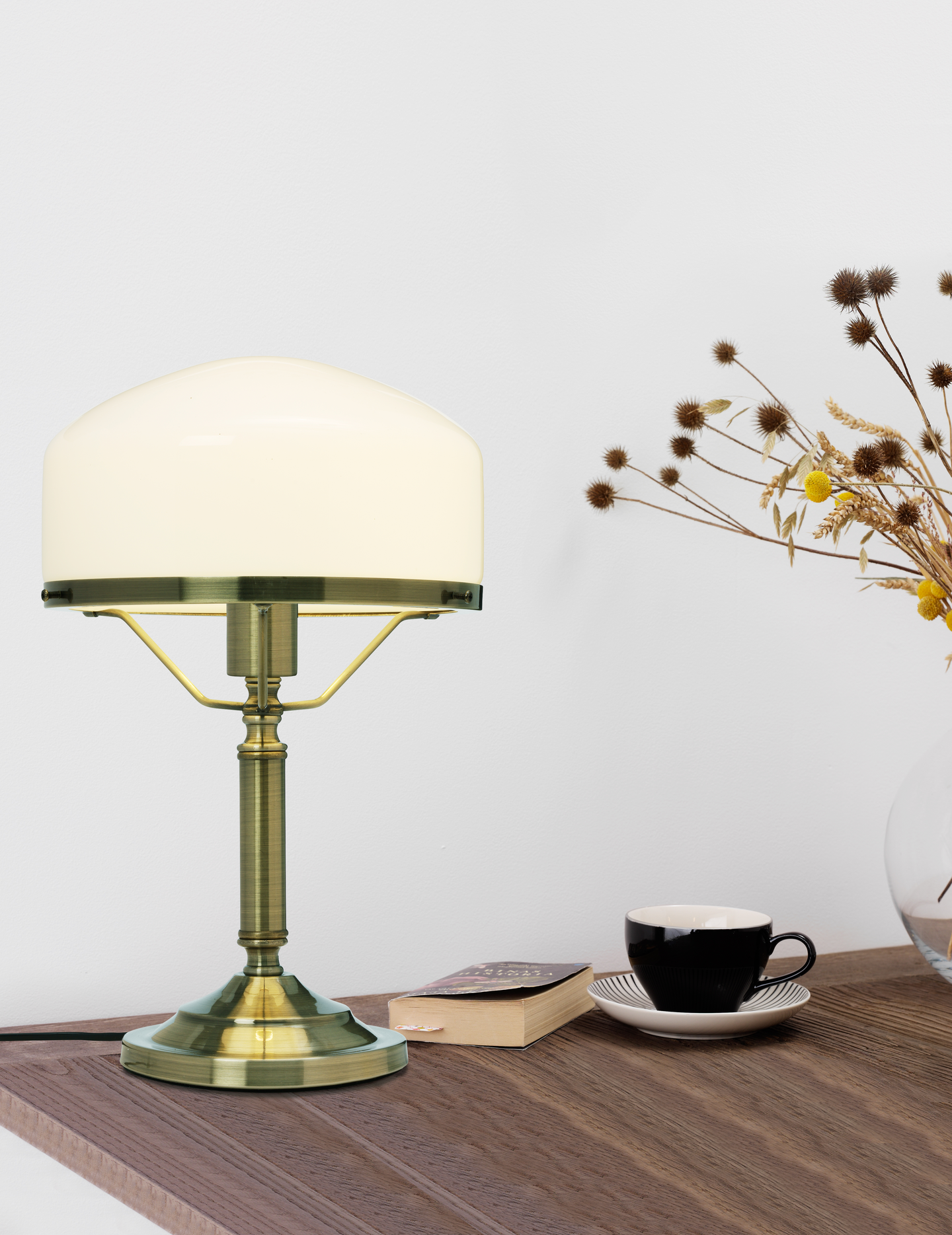Pöytävalaisin Cottex Ditmar antiikki opaalilasi