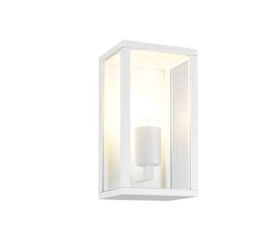 Ulkoseinävalaisin TRIO Garonne E27 1-osainen valkoinen