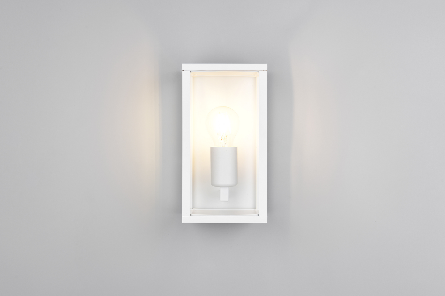 Ulkoseinävalaisin TRIO Garonne E27 1-osainen valkoinen