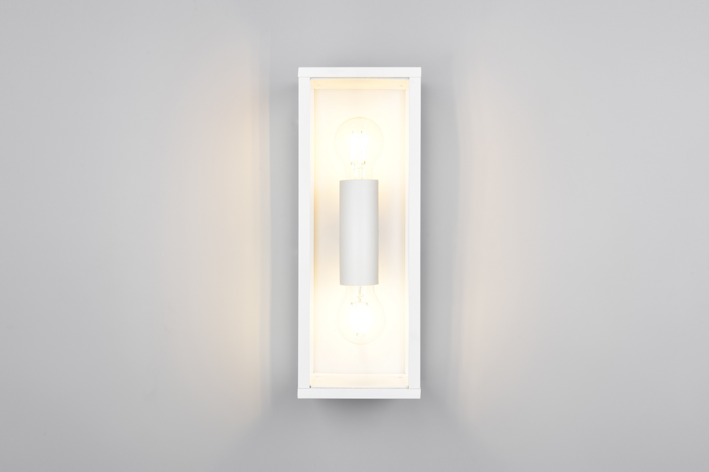 Ulkoseinävalaisin TRIO Garonne E27 2-osainen valkoinen