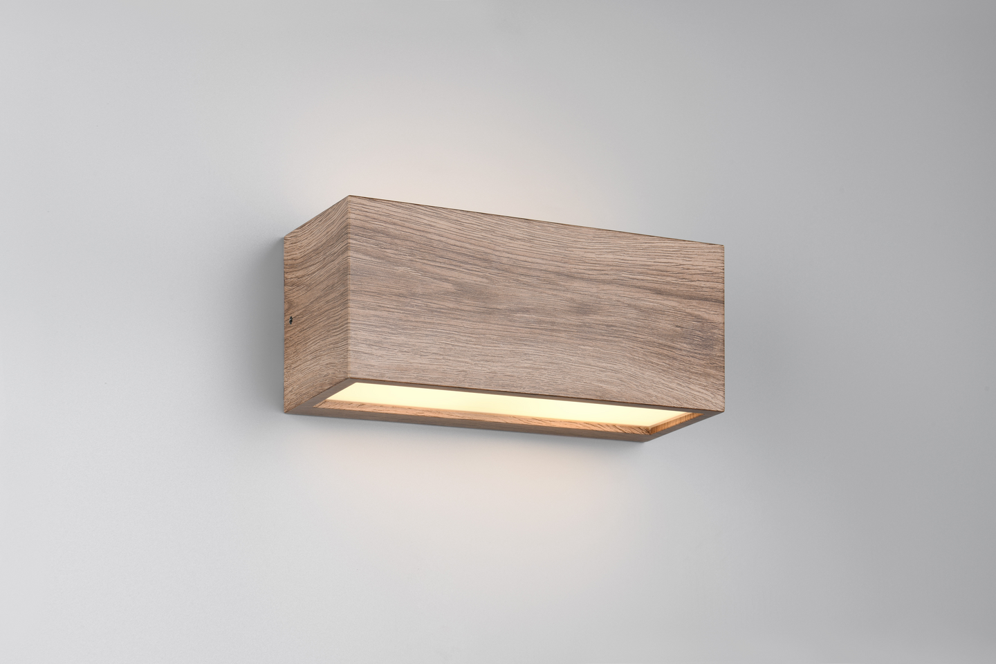 Ulkoseinävalaisin TRIO Mayenne 2xE14 puujäljitelmä